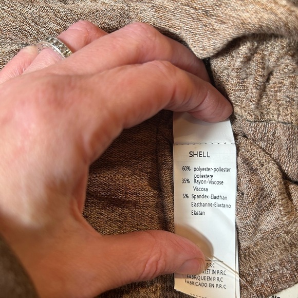 Cupshe Women's Knit Ruched Drawstring Mini Dress in sand brown (D1) - Picture 13 of 15